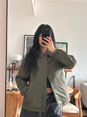 Saturdays NYC Cooper Jacket in Olive Green - Size XXS